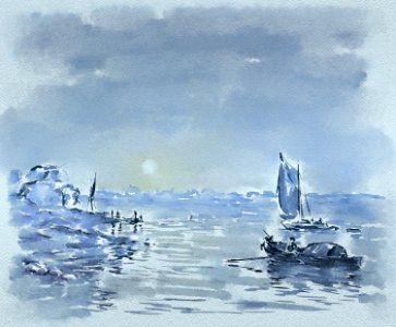Moonlight. A study at Millbank