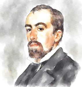 Portrait of painter Vasily Polenov