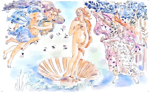 The Birth of Venus, Botticelli photo