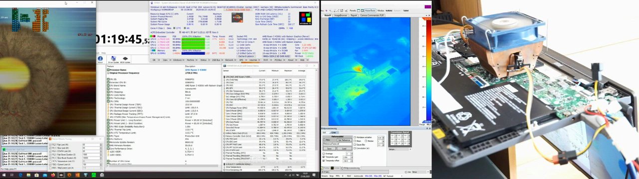 Ryzen 4000 Renoi APU at 45W rip off cooler