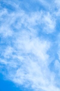 White landscape blue clouds