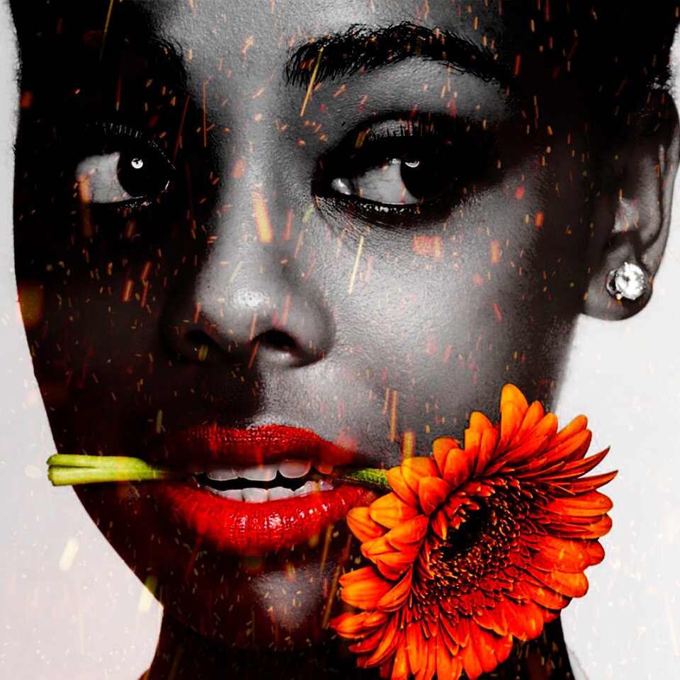 Pretty flower girl