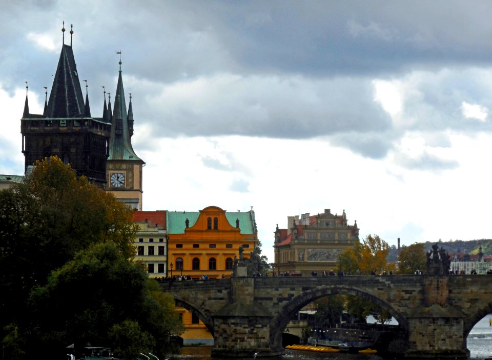 Charles Bridge on a Stormy Morning