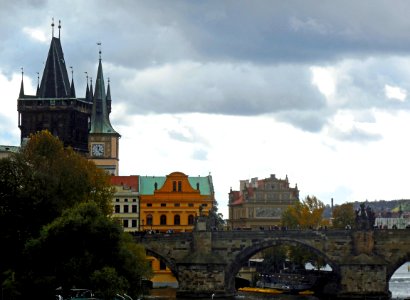 Charles Bridge on a Stormy Morning photo