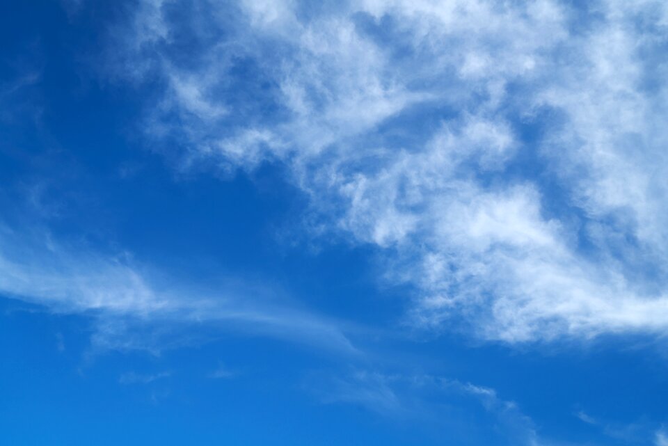 Cloud blue white