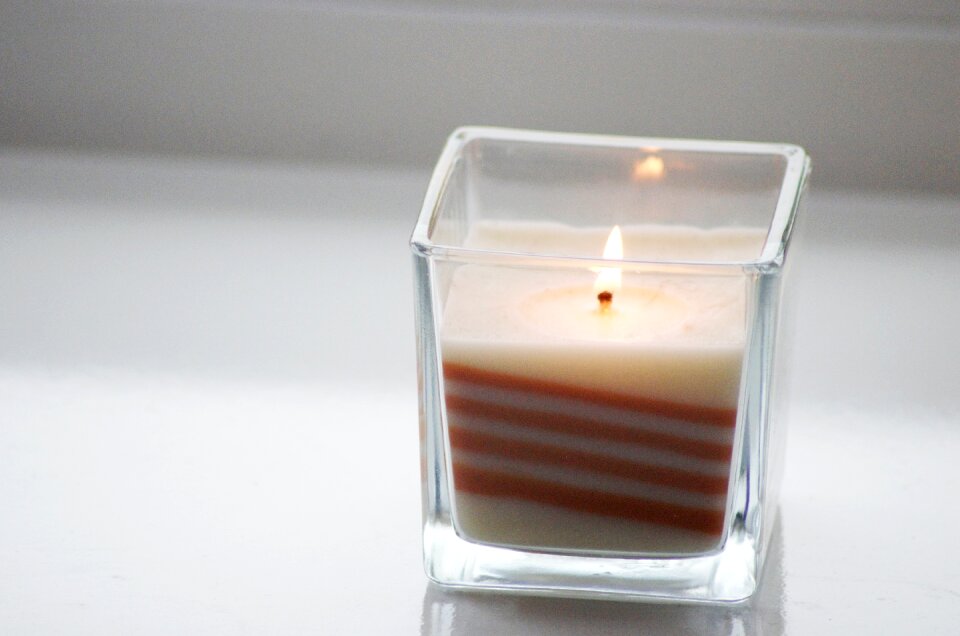 Christmas fire decoration