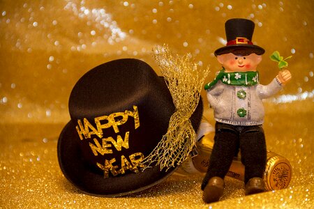 New year's greetings annual financial statements luck photo