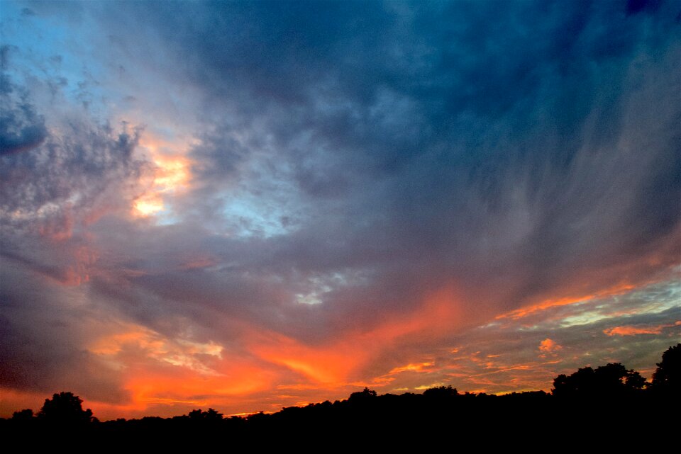 Dramatic colors sky photo