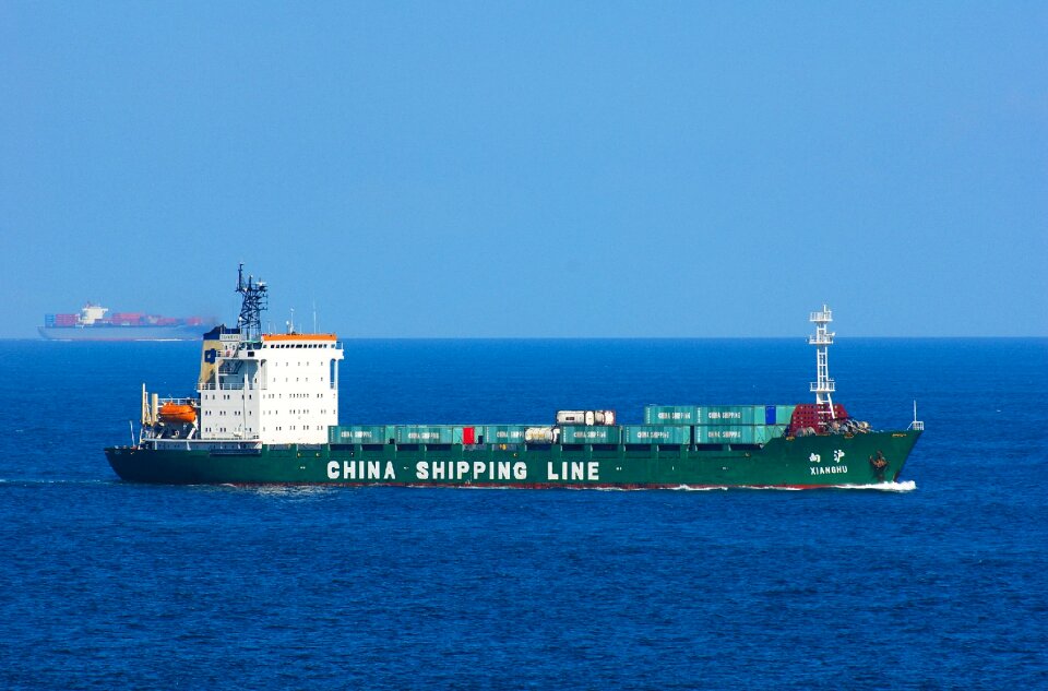 Ship shipping water
