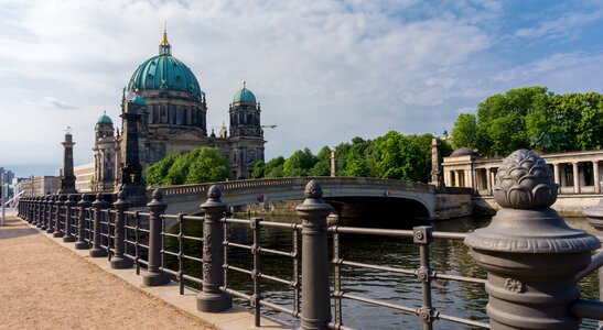 Building old berlin cathedral photo