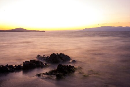 Water horizon beach