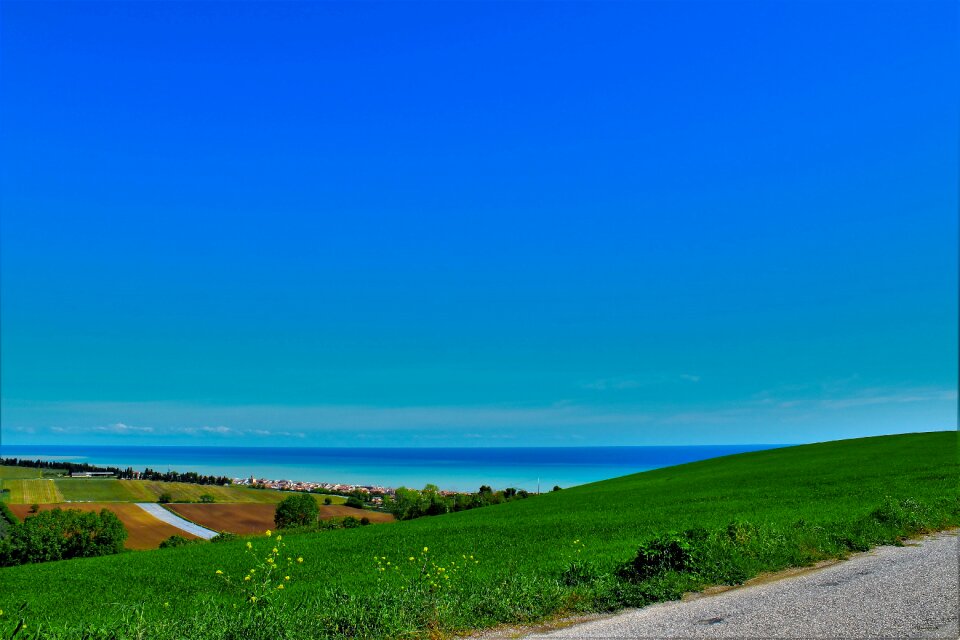 Summer travel panoramic