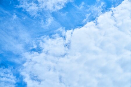 Cloud blue white