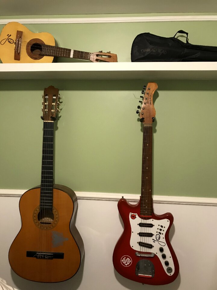 Old guitar acoustic rock