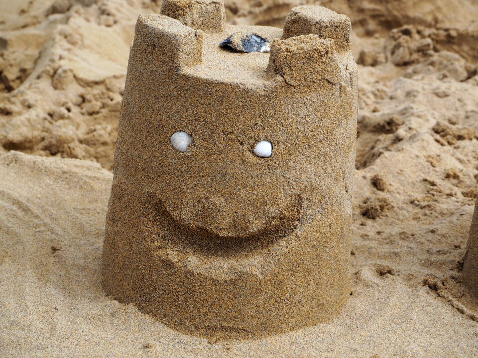 Beach sand sculpture vacations