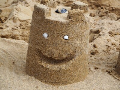Beach sand sculpture vacations photo