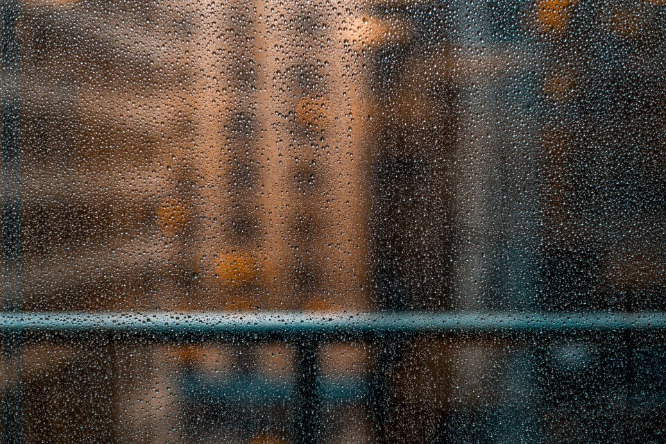 Rain water brown rain