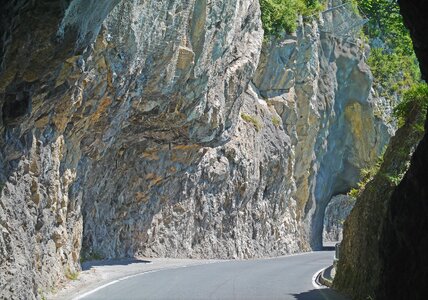 Thun - interlaken rock rock walls photo
