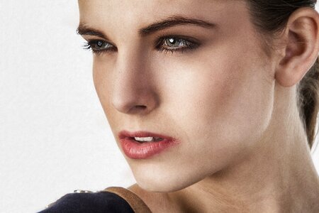 Portrait makeup photoshoot
