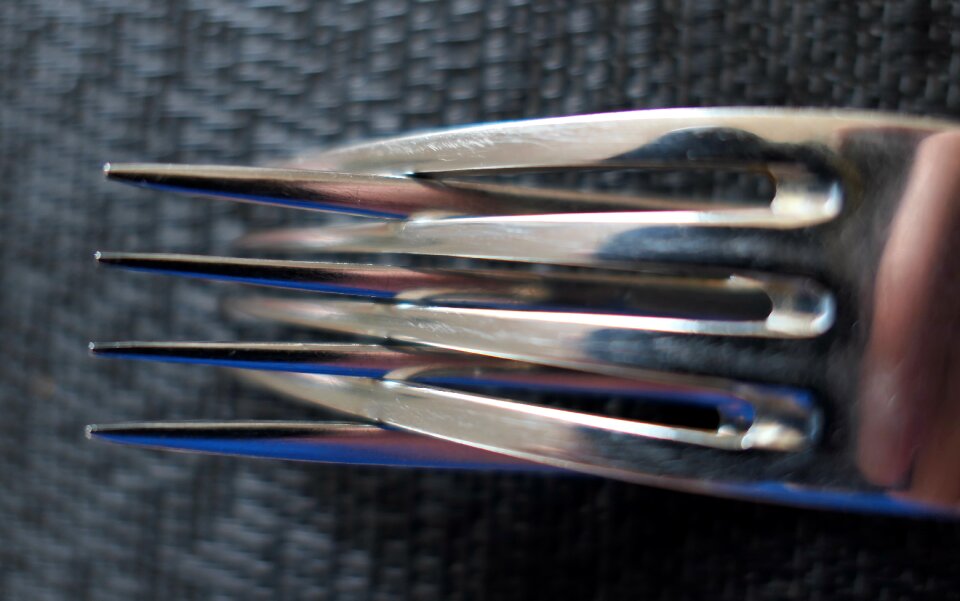 Esswerkzeug metal metal fork