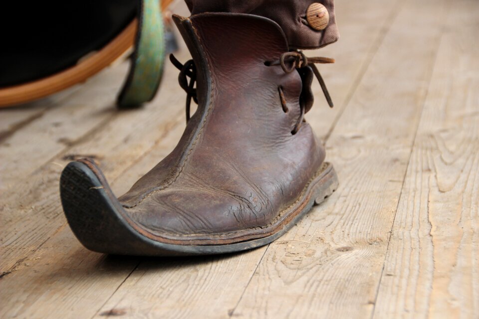 Old shoes nostalgic historically