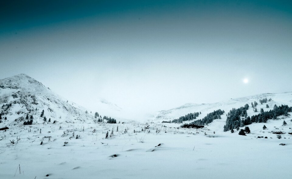 Highland snow winter