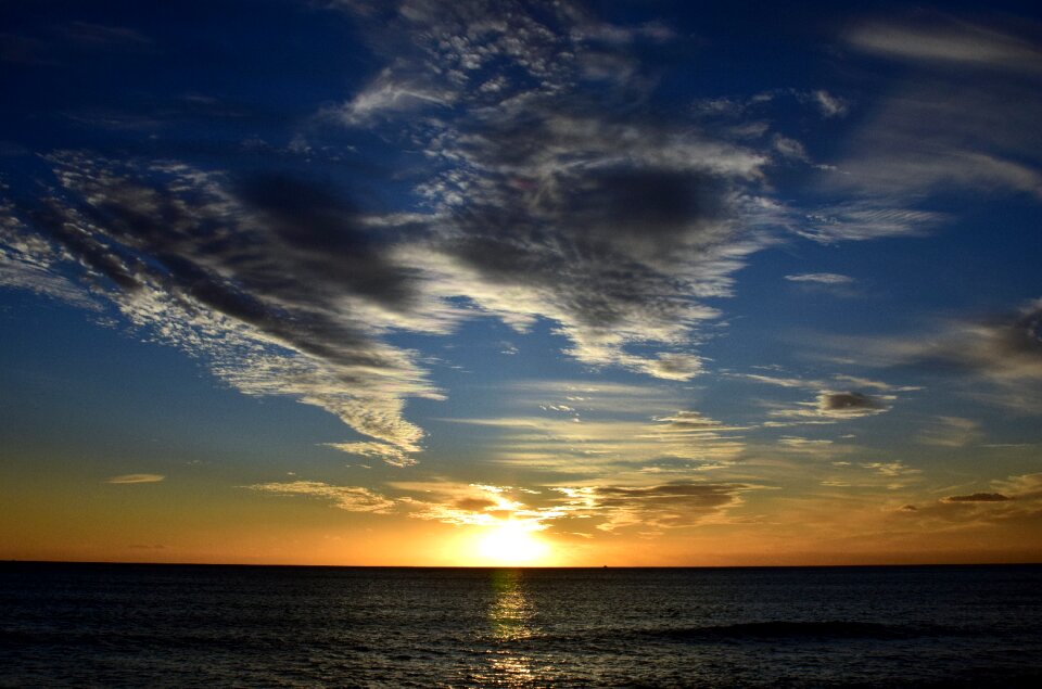 Mood sunset sea abendstimmung