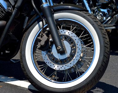 White wall bike motorbike