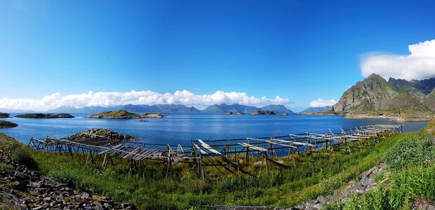 Landscape scandinavia water photo