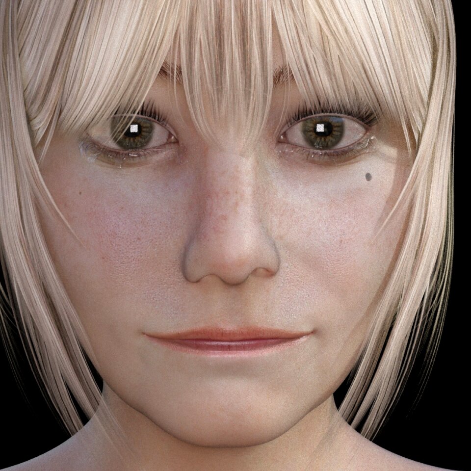 Tear female portrait
