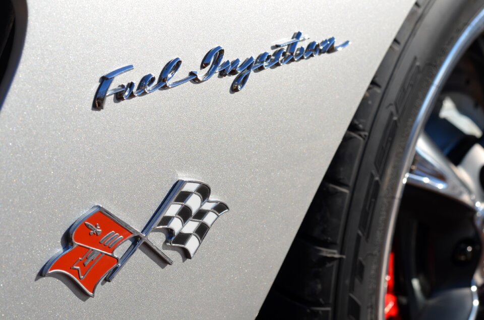 Corvette fuel injected classic car