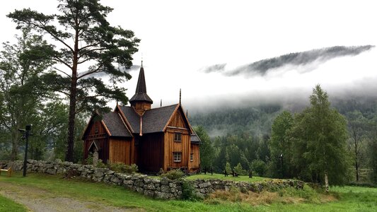 Nature architecture viking church