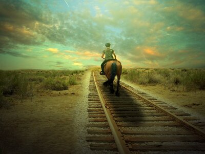 Stall cowboy cowgirl