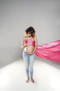 Mother baby belly photo