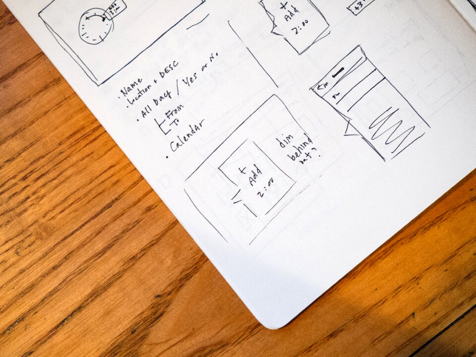 Design sketch writing