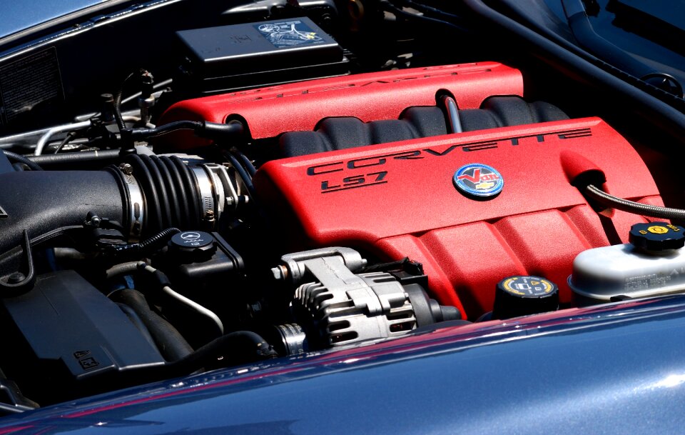 Sports car engine automobile