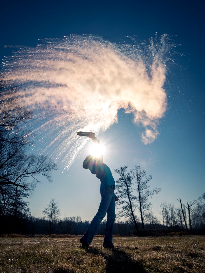 Water vapor sun cold