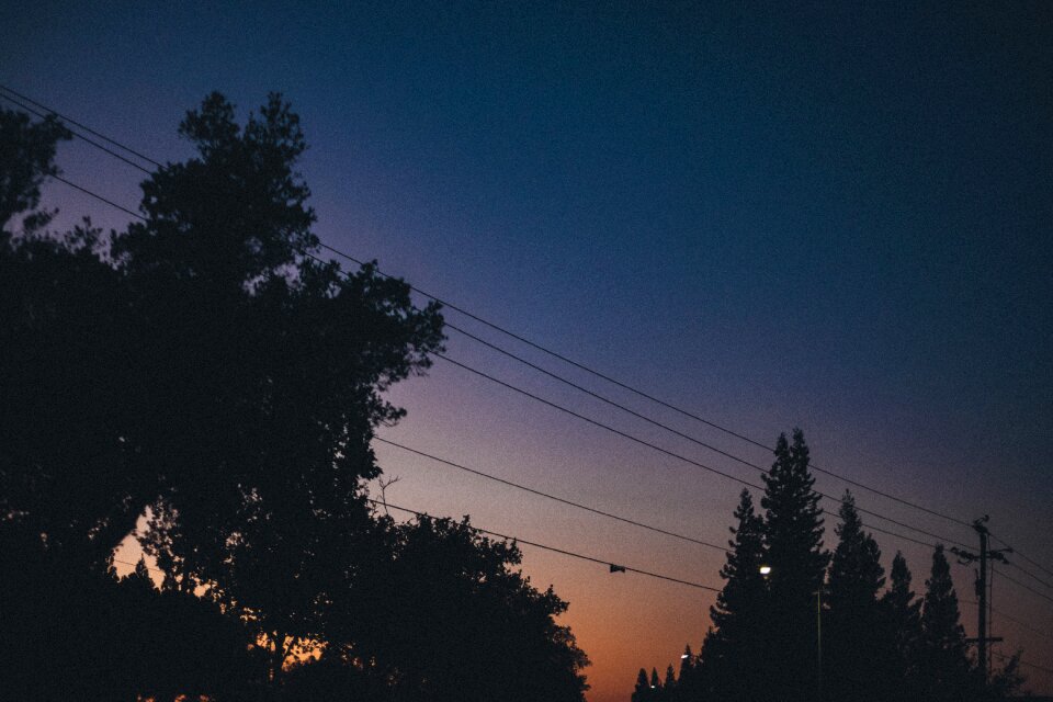 Night dark evening