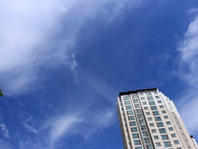 Skyscraper cloud clean
