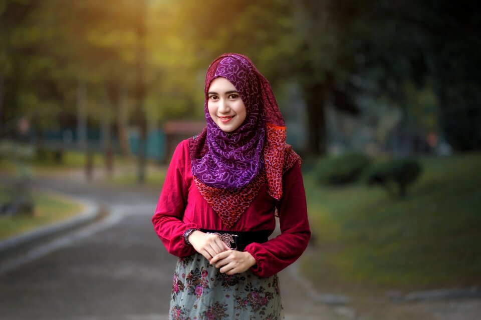 Portrait nature woman