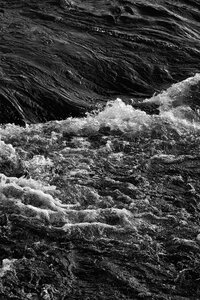 Waves splash crash photo