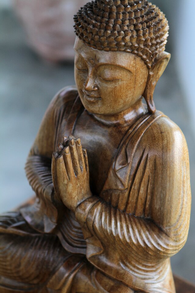 Face buddhism sculpture