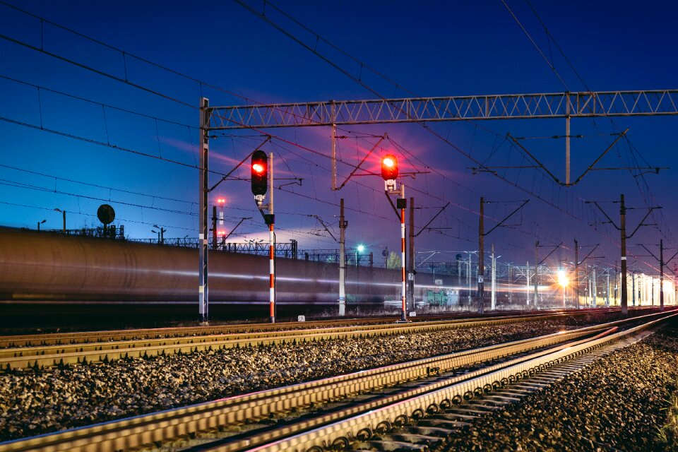 Transportation lights night