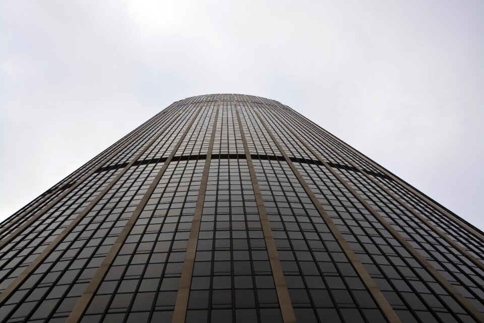 Glass architecture building