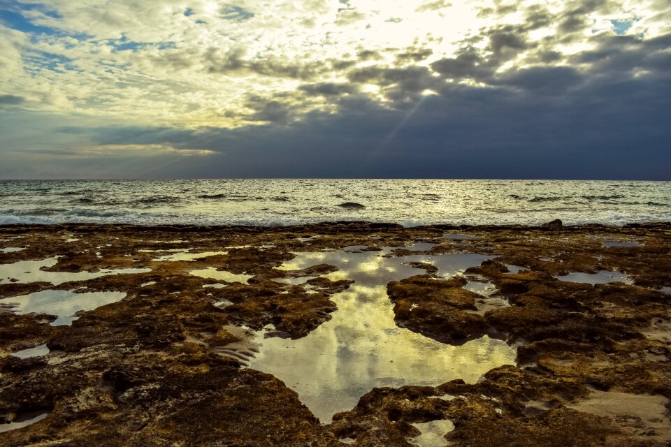 Landscape seashore sky