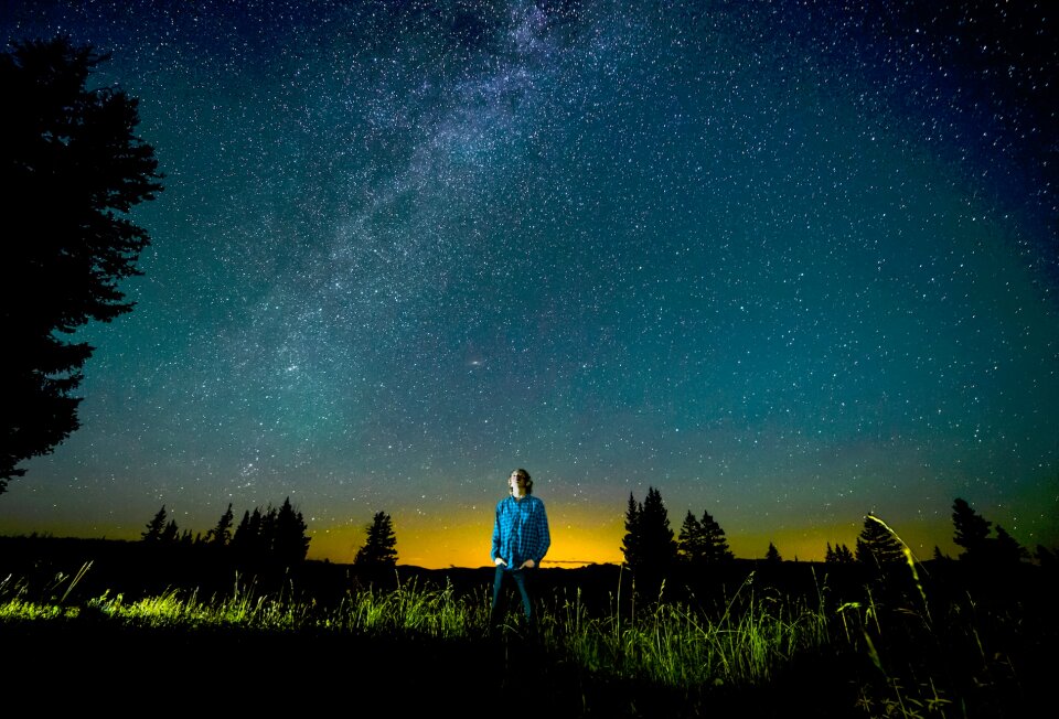 Sky night stars