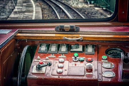 Rail traffic controller switch