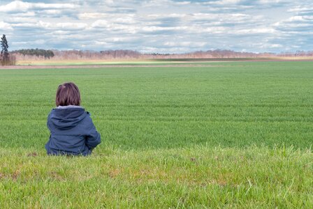 Landscape outdoor meditation