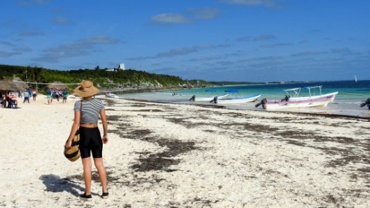 Tulum Archeological Site, Beach, and City