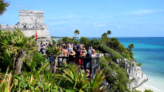 Tulum Archeological Site, Beach, and City